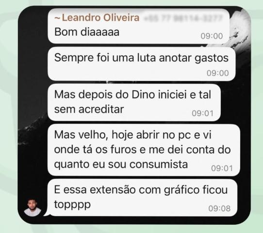 Depoimento: Leandro sobre gráficos