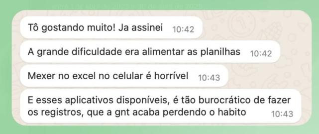 Depoimento: assinei, planilhas eram difíceis